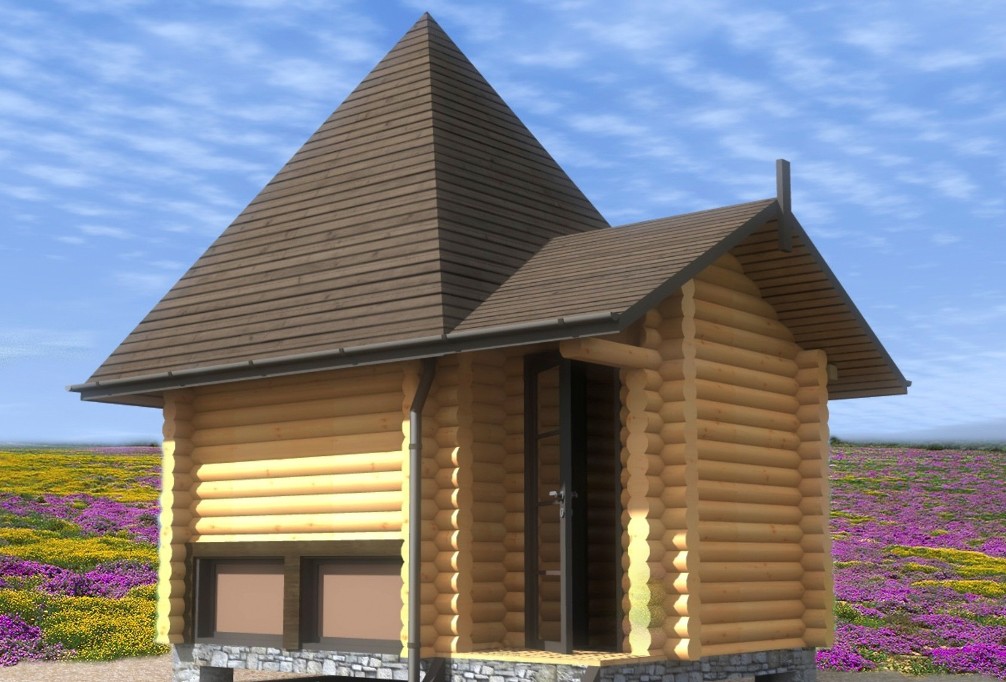 Визуализация домика на пчелиных ульях